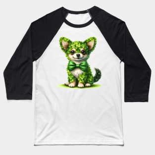 Clover Chihuahua Dog St Patricks Day Baseball T-Shirt